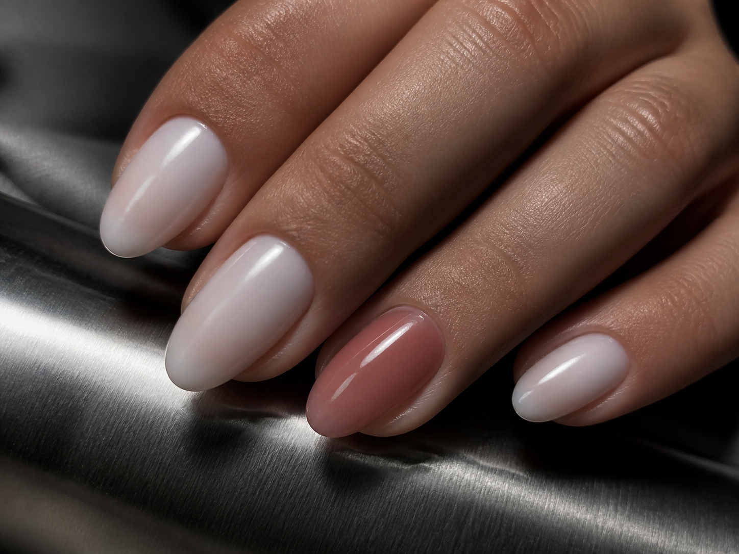 Express polished manicure detail